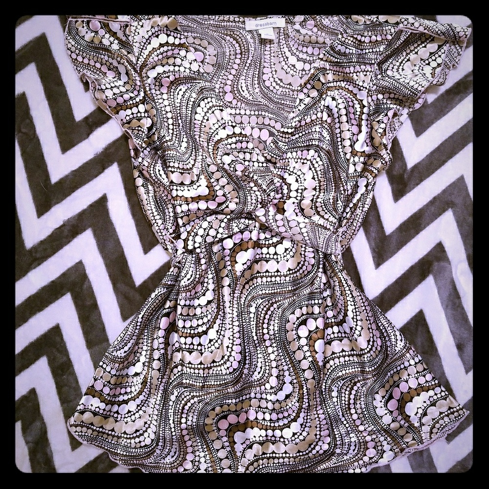 Dress barn printed blouse